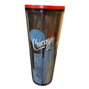 Starbucks Chicago Acrylic Cold Cup Tumbler 24oz Venti